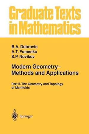 Seller image for Modern Geometry- Methods and Applications : Introduction to Homology Theory for sale by GreatBookPrices