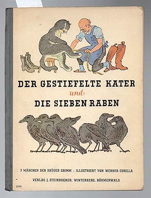 Immagine del venditore per Der gestiefelte Kater. Die sieben Raben. Illustriert von Werner Curilla. venduto da Antiquariat time