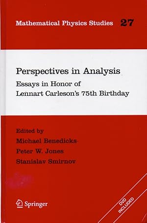 Imagen del vendedor de Perspectives in Analysis _ Essays in Honor of Lennart Carleson's 75th Birthday a la venta por San Francisco Book Company