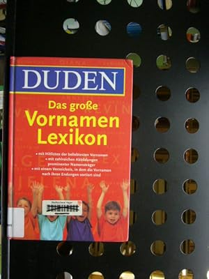 Bild des Verkufers fr Das groe Vornamen Lexikon zum Verkauf von Antiquariat im Kaiserviertel | Wimbauer Buchversand