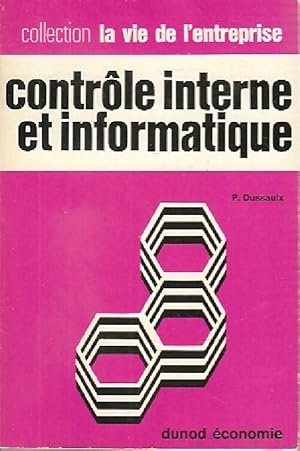 Contr?le interne et informatique - P. Dussaulx