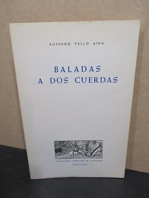 Bild des Verkufers fr BALADA A DOS CUERDAS. zum Verkauf von LIBRERIA ANTICUARIA LUCES DE BOHEMIA