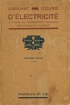 Cours d' lectricit  - G. Bruhat