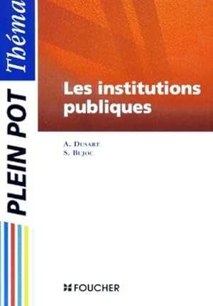 Les institutions publiques - Stéphane Bujoc
