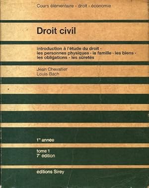 Droit civil - Jean Chevallier