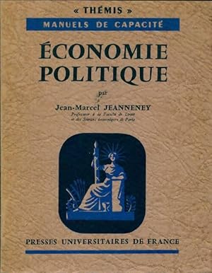 Seller image for Economie politique - Jean-Marcel Jeanneney for sale by Book Hmisphres