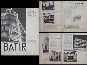 BATIR N°41 1936 MAGASINS, MICHEL POLAK, ANVERS, LEON VAN PARYS, BRUXELLES ANSPACH