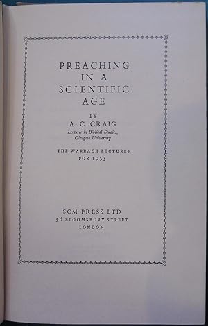 Preaching in a Scientific Age