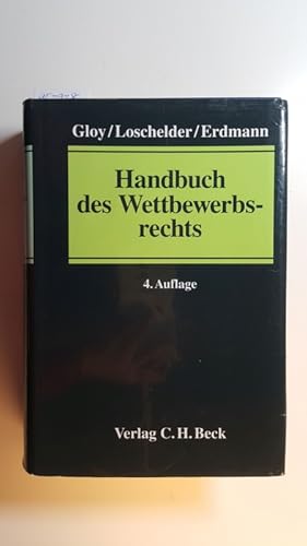 Seller image for Handbuch des Wettbewerbsrechts for sale by Gebrauchtbcherlogistik  H.J. Lauterbach