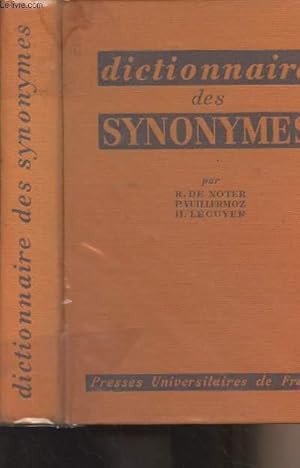 Seller image for Dictionnaire des synonymes for sale by Le-Livre