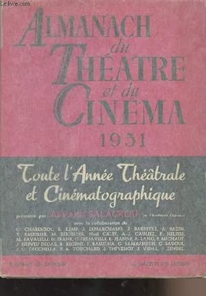 Seller image for Almanach du thtre et du cinma 1951 for sale by Le-Livre