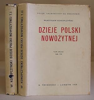 Bild des Verkufers fr Dzieje Polski Nowozytenej - Tom Pierwszy 1506 - 1648 [with] Tom Drugi 1648 - 1795 [ 2 volumes complete ] zum Verkauf von Eastleach Books