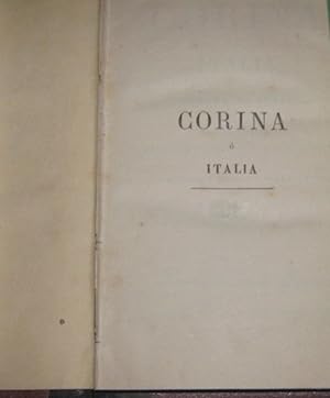 Imagen del vendedor de Corina o Italia.Tomo II Quinta edicin precedida de algunas observaciones de Madama Necker de Saussure y de M. Sainte-Beuve a la venta por Librera Monte Sarmiento