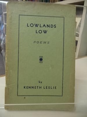 Lowlands Low. Poems [inscribed, and with letter]