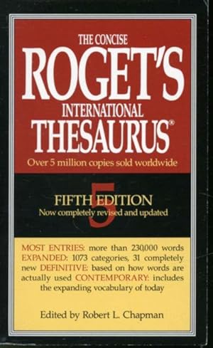 Seller image for The Concise Roget's International Thesaurus for sale by Librairie Le Nord