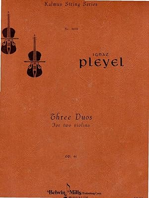 Three Duos for Two Violins, Op. 61 [SET of TWPO PARTS]