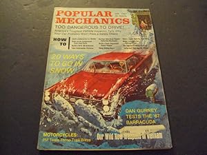 Popular Mechanics Jan 1967 Barracuda, 20 Ways To Drive In Snow