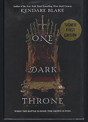 One Dark Throne - SIGNED / AUTOGRAPHED COPY