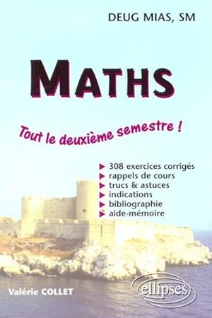 Image du vendeur pour Maths, DEUG MIAS, SM mis en vente par Chapitre.com : livres et presse ancienne