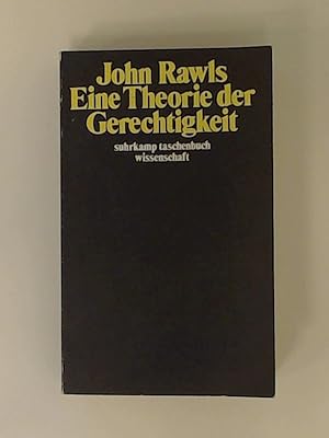 Bild des Verkufers fr Eine Theorie der Gerechtigkeit. bers. von Hermann Vetter. Band 271 aus der Reihe "Suhrkamp-Taschenbcher Wissenschaft". zum Verkauf von Wissenschaftliches Antiquariat Zorn