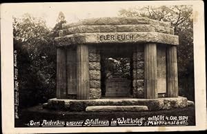 Ansichtskarte / Postkarte Markranstädt in Sachsen, Kriegerdenkmal 1. WK