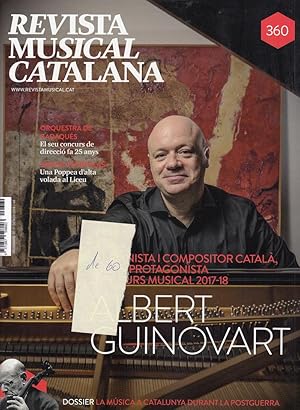 Seller image for REVISTA MUSICAL CATALANA N 360 (CATAL) for sale by KALAMO LIBROS, S.L.