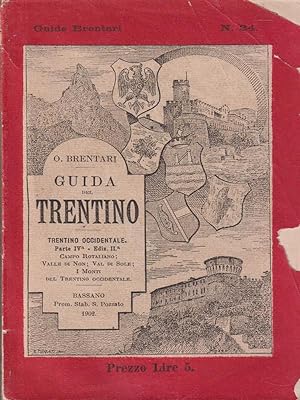 Bild des Verkufers fr Guida del Trentino Trentino Occidentale, Parte quarta zum Verkauf von Librodifaccia