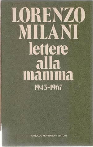 Immagine del venditore per Lettere alla mamma 1943-1967 - Lorenzo Milani venduto da libreria biblos