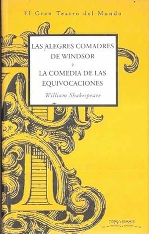 Imagen del vendedor de Las alegres comadres de Windsor. La comedia de las equivocaciones a la venta por SOSTIENE PEREIRA