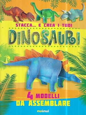 Bild des Verkufers fr Stacca. e crea i tuoi dinosauri. Ediz. illustrata zum Verkauf von Librodifaccia