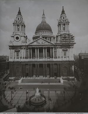 Bild des Verkufers fr United Kingdom London St Paul Cathedral Old Stengel Photo 1897 zum Verkauf von Bits of Our Past Ltd