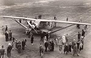 USA Maine Portland Bellanca Sesquiplane Roma Transatlantic Flight old Photo 1928