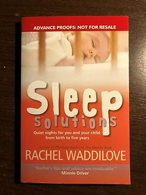 Imagen del vendedor de SLEEP SOLUTIONS a la venta por Happyfish Books