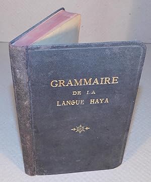 GRAMMAIRE DE LA LANGUE HAYA (1922)