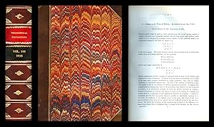 A Memoir on the Theory of Matrices (Cayley, pp. 17-46) + The Bakerian Lecture: On the stratificat...