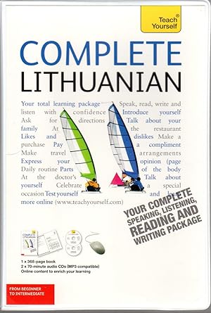 Imagen del vendedor de Complete Lithuanian with Two Audio CDs: A Teach Yourself Guide (Teach Yourself Language) a la venta por Firefly Bookstore