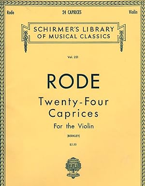 24 Caprices in the 24 Major and Minor Keys - for the Violin [MUSIC SCORE]