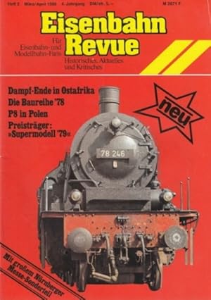 Eisenbahn Revue. 1980. 4. Jahrgang. Heft 2, März/April. Für Eisenbahn-Fans und Modellbahn-Fans. H...