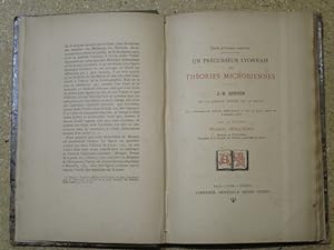 Seller image for Un prcurseur lyonnais des thories microbiennes : J.-B. Goiffon et la nature anime de la peste. for sale by Librairie Diogne SARL