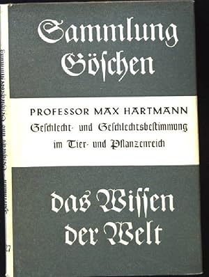 Seller image for Geschlecht- und Geschlechtsbestimmung im Tier-und Pflanzenreich, Band 1127. Sammlung Gschen. for sale by books4less (Versandantiquariat Petra Gros GmbH & Co. KG)