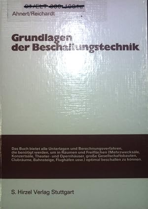 Bild des Verk�ufers f�r Grundlagen der Beschallungstechnik. zum Verkauf von books4less (Versandantiquariat Petra Gros GmbH & Co. KG)