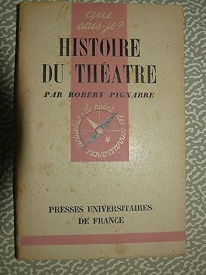 Image du vendeur pour histoire du theatre mis en vente par secretdulivre