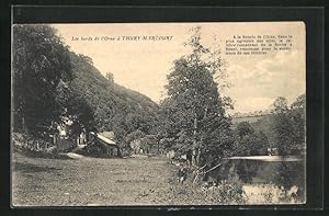 Carte postale Thury-Harcourt, Les bords de l`Orne