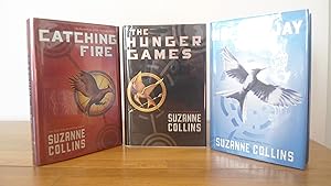 Imagen del vendedor de The Hunger Games Trilogy- US 1st Edition 1st Printing hardback books a la venta por Jason Hibbitt- Treasured Books UK- IOBA