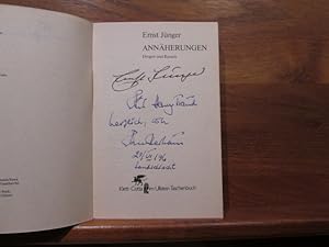 Seller image for Annäherungen : Drogen u. Rausch. SIGNIERT Ullstein-Bücher ; Nr. 39003 : Klett-Cotta im Ullstein-Taschenbuch for sale by Wimbauer Buchversand