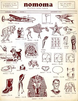 Nomoma: pictorial rubber stamps; catalog, volume 1 number 1, September 1978