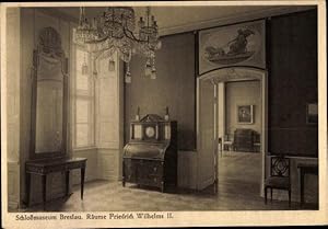 Image du vendeur pour Ansichtskarte / Postkarte Breslau in Schlesien, Schlossmuseum, Rume Friedrich Wilhelms II. mis en vente par akpool GmbH