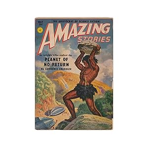 Amazing Stories, May 1951, Front Cover Painting By Robert Gibson Jones, Illustrating a Scene from...