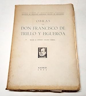 Bild des Verkufers fr Obras. Edicin de Antonio Gallego Morell. zum Verkauf von Hesperia Libros