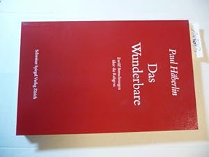 Bild des Verkufers fr Hberlin, Paul,:Das Wunderbare : 12 Betrachtungen ber d. Religion. Paul-Hberlin-Gesellschaft : Schriften der Paul-Hberlin-Gesellschaft ; 5 zum Verkauf von Gebrauchtbcherlogistik  H.J. Lauterbach
